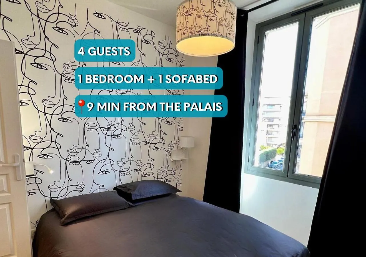 Splendid Flat 1 Room And 1 Sofa Bed Renovated 2P3 Cannes